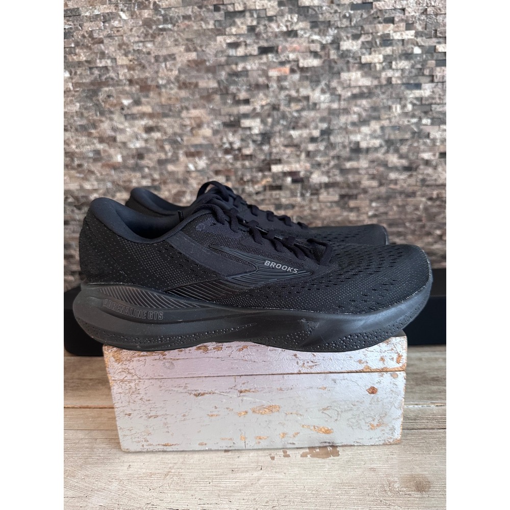 Brooks Adrenaline GTS 24 Mens Running Shoes Black Black 110437 1D 020‎ Size 8